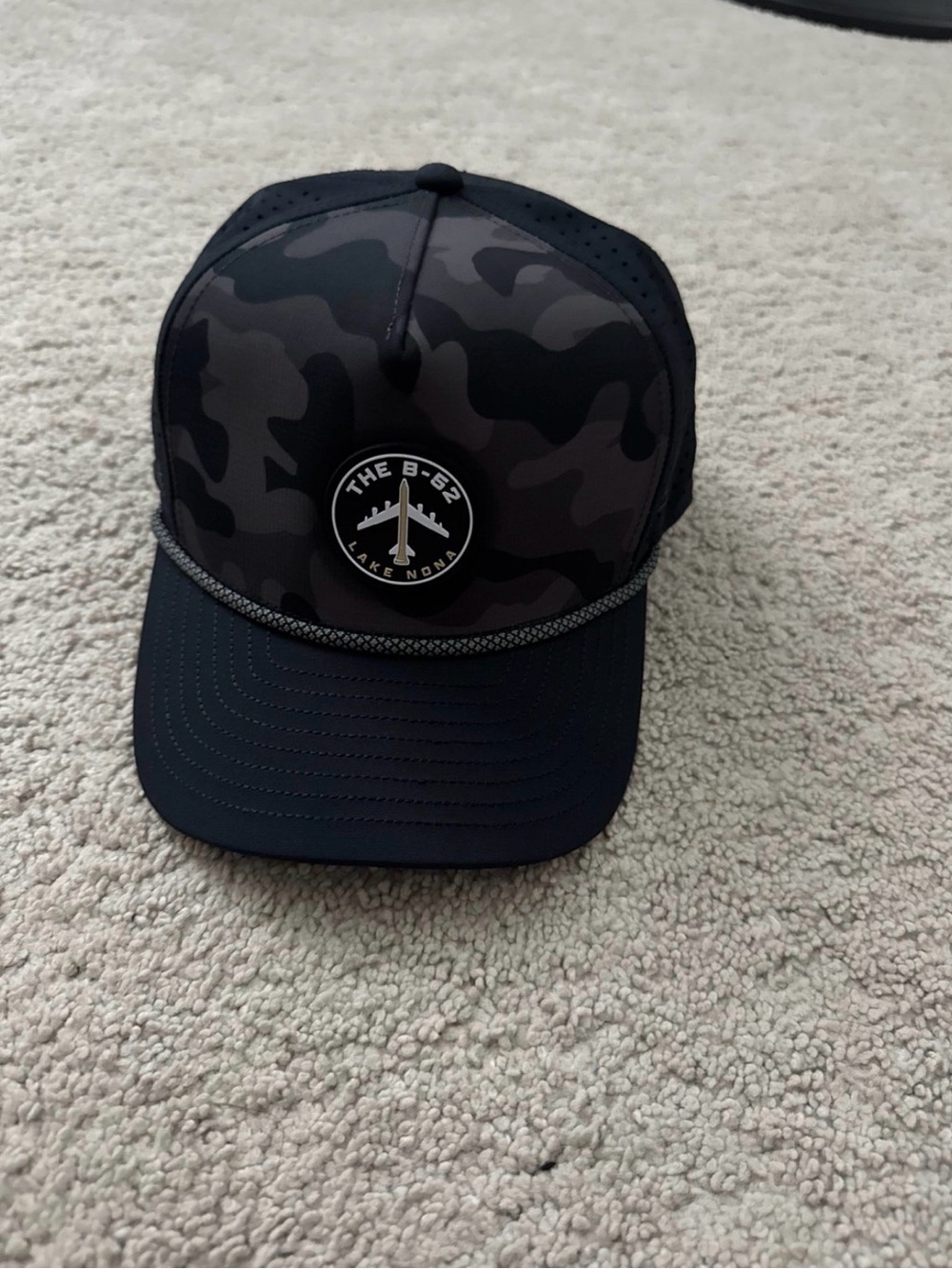 Lake Nona Black Camo Trucker Cap